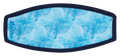 XS Scuba Mask Strap Pad Blue Hibiscus