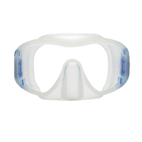 OceanWays Merge Mask 3 – Frameless Single Lens Scuba Diving Mask - Blue