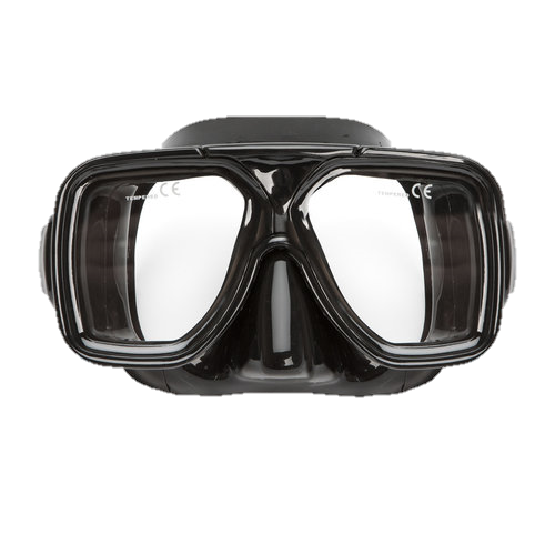 XS Scuba OceanWays Metro Mask – Prescription Lens Compatible Scuba Diving Mask - Black & Black