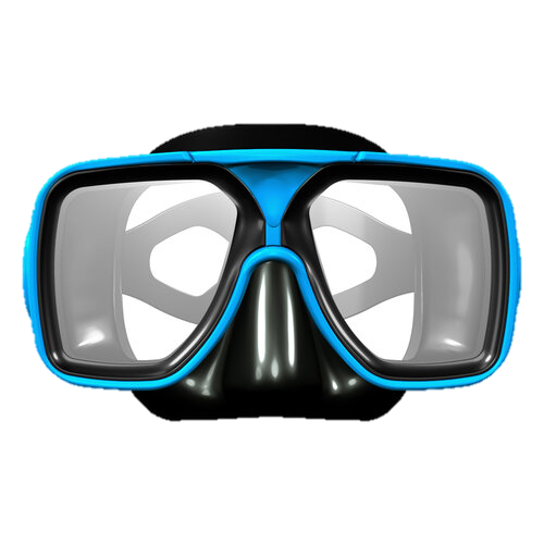 XS Scuba OceanWays Metro Mask – Prescription Lens Compatible Scuba Diving Mask - Black & Blue
