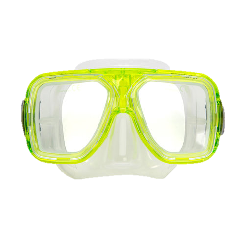 XS Scuba OceanWays Metro Mask – Prescription Lens Compatible Scuba Diving Mask - Yellow