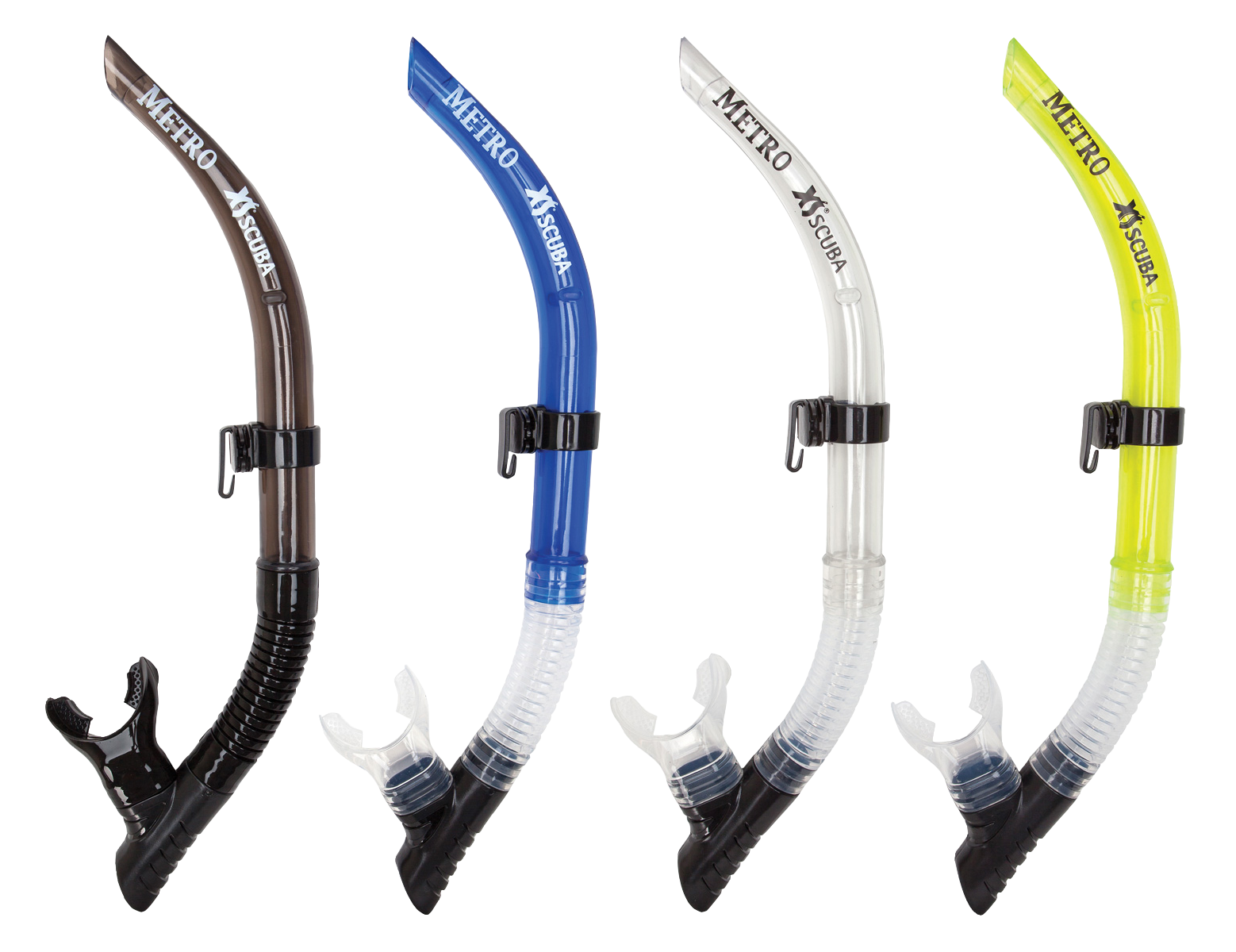 XS Scuba Metro Snorkel – Durable Open Top Snorkel with Purge Valve