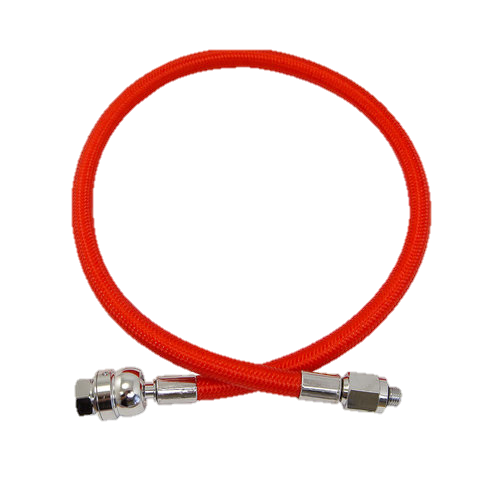XS Scuba MiFlex DS (Dual Swivel) Low Pressure Regulator Hose – 28" LP Hose for Maximum Comfort -  Red