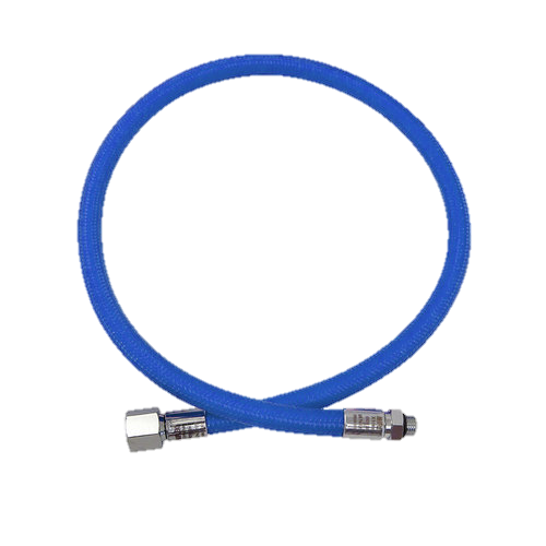 XS Scuba Miflex Low Pressure Braided Hose – Lightweight Flexible LP Scuba Hose - Blue