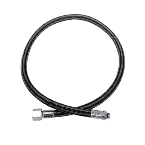 XS Scuba Miflex Low Pressure Braided Hose – Lightweight Flexible LP Scuba Hose - Carbon