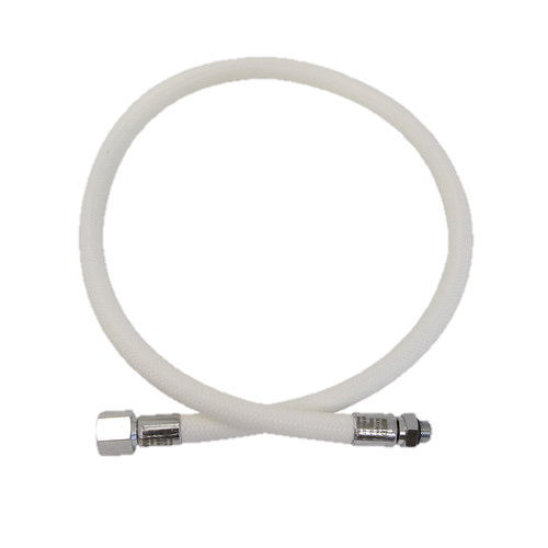 XS Scuba Miflex Low Pressure Braided Hose – Lightweight Flexible LP Scuba Hose- White