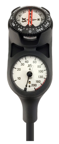 XS Scuba Navigator 3 Gauge Console – Depth Gauge, Compass & SPG Console
