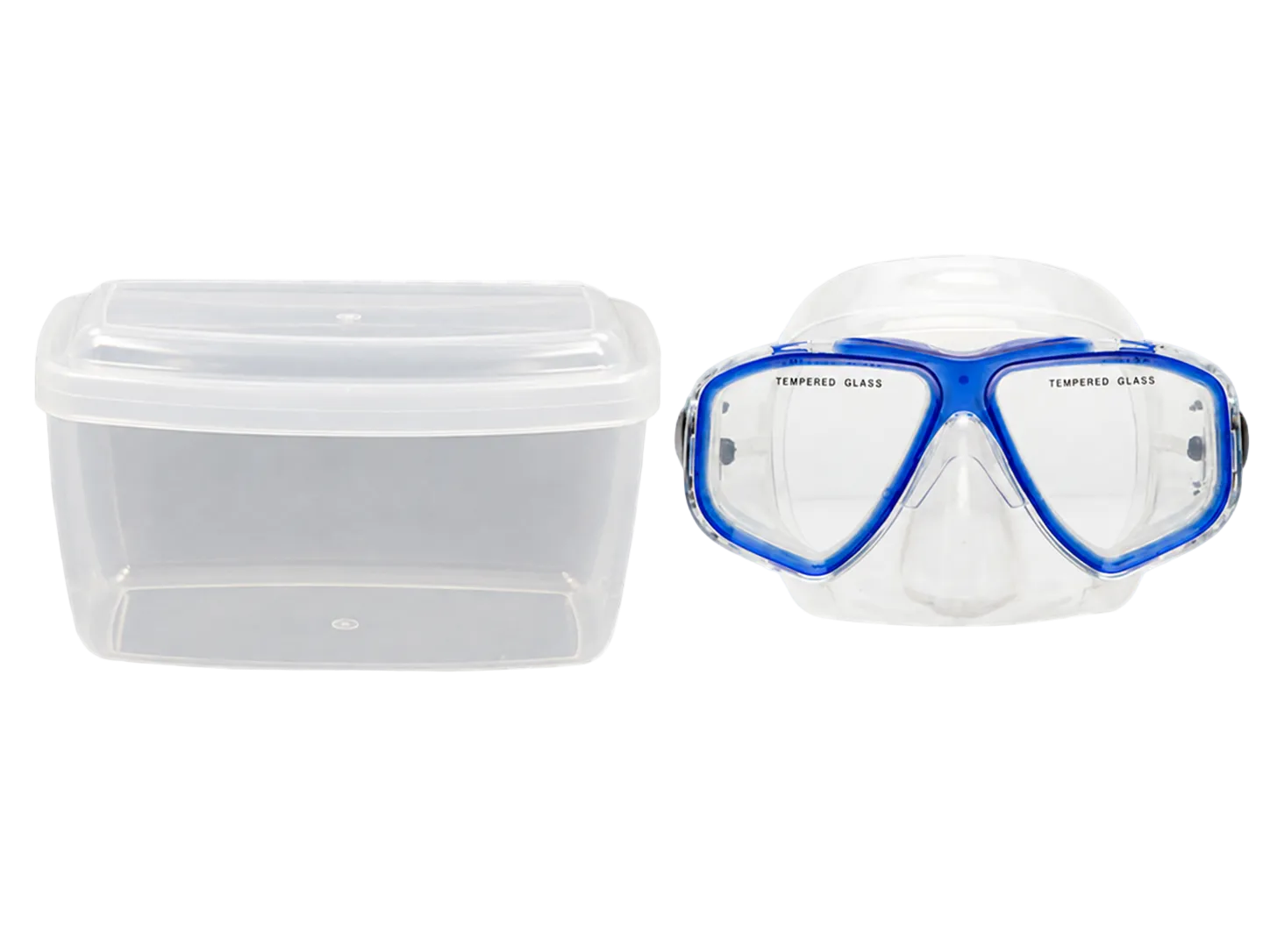 XS Scuba Oceanways Caribbean Mask – Silicone Scuba Diving & Snorkeling Mask Blue with Box