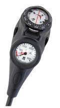 XS Scuba Orca Analog Console – Pressure Gauge, Compass & Depth Gauge Console