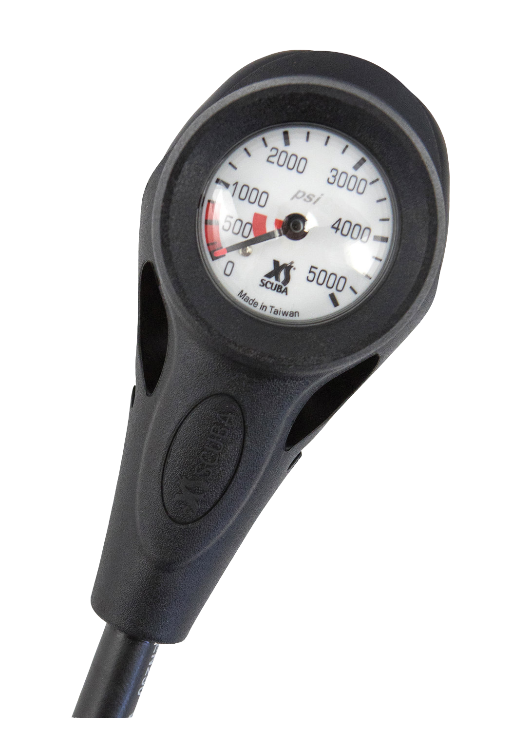 XS Scuba Orca Analog Pressure Gauge – Submersible SPG with HP Hose