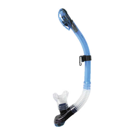 XS Scuba Passage Dry Snorkel – Advanced Dry Top Snorkel with Purge Valve - Aqua