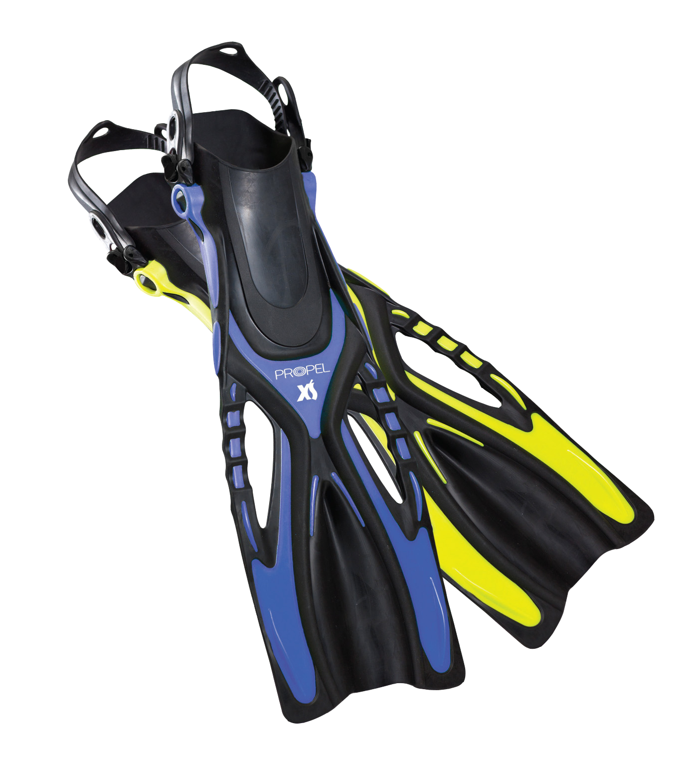 XS Scuba Propel Fins – Adjustable Travel Snorkeling Fins for Adults & Juniors