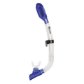 XS Scuba Sedona Elite Dry Snorkel – Totally Dry Top Scuba & Snorkeling Snorkel - Clear & Blue
