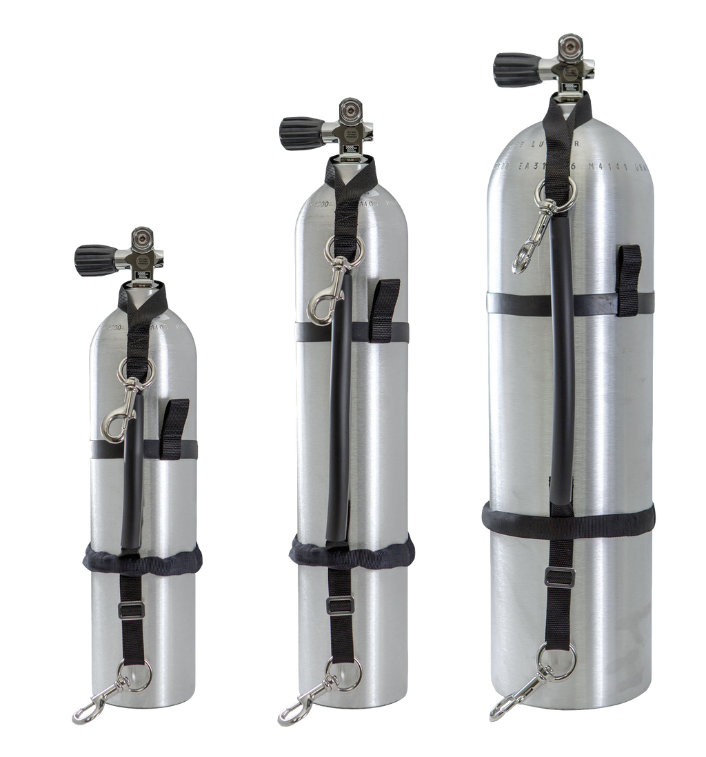 XS Scuba Stage Bottle Strap Kit – Complete Cylinder Rigging Kit for Stage & Deco Bottles