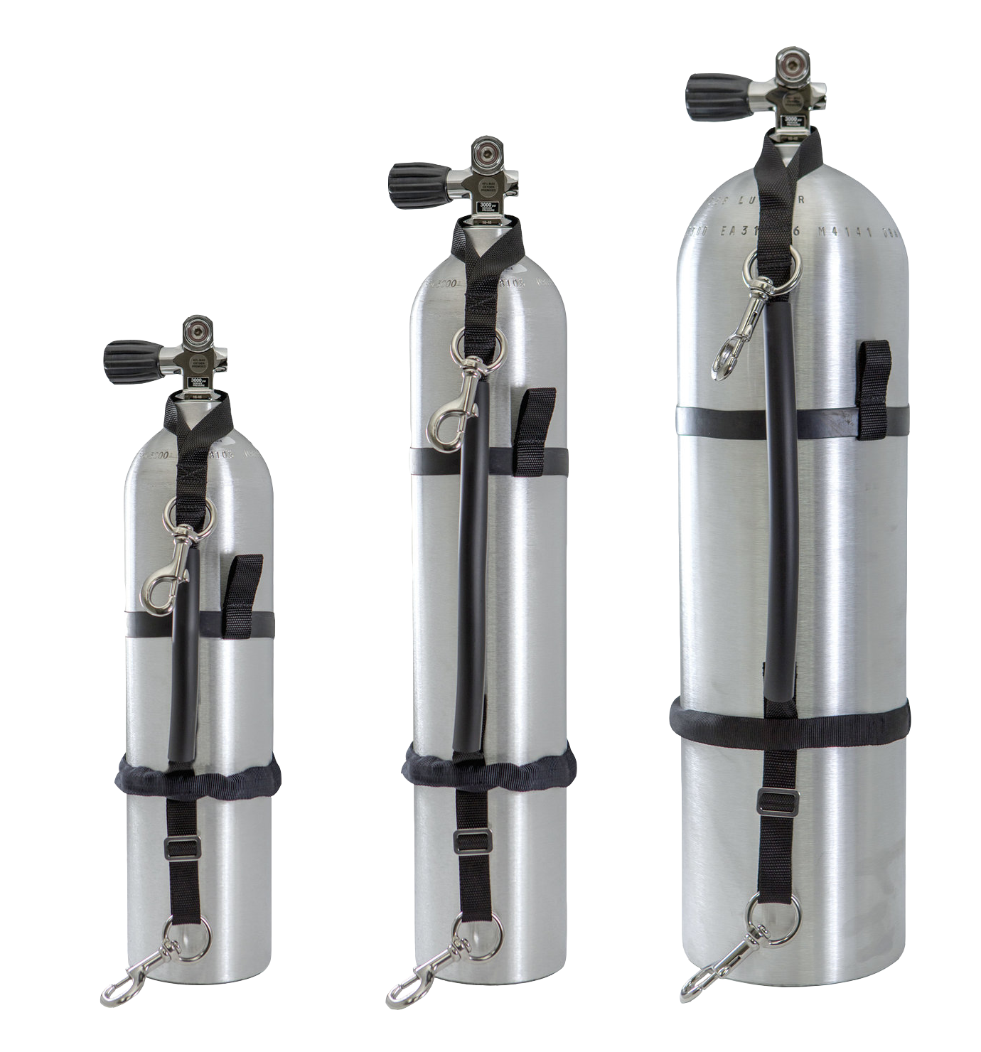 XS Scuba Stage Bottle Strap Kit – Complete Cylinder Rigging Kit for Stage & Deco Bottles