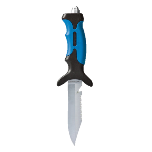 XS Scuba Stryker Dive Knife – 4.75" Stainless Steel Scuba Knife with Serrated Edge - Clip Point