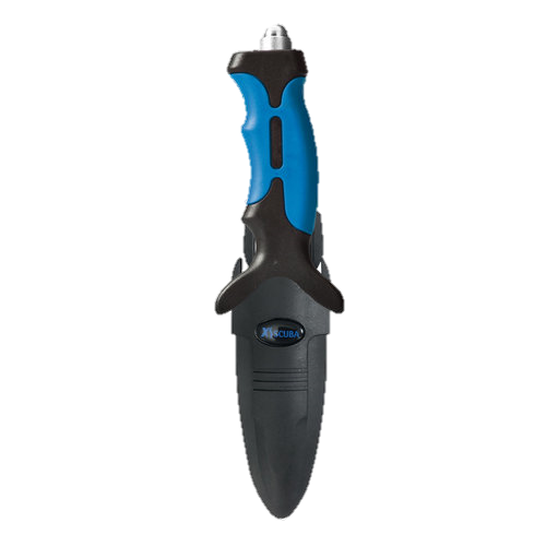 XS Scuba Stryker Dive Knife – 4.75" Stainless Steel Scuba Knife with Serrated Edge