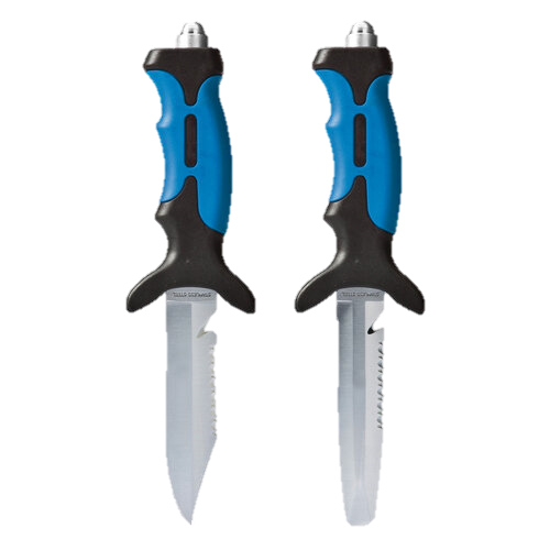 XS Scuba Stryker Dive Knife – 4.75" Stainless Steel Scuba Knife with Serrated Edge