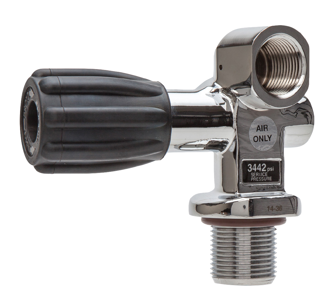 XS Scuba Thermo DIN Valve – Dedicated 300 Bar DIN Scuba Cylinder Valve