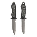 XS Scuba Neuro Titanium Dive Knife – 4.5" Titanium Alloy Knife with Serrated Edge & Line Cutter