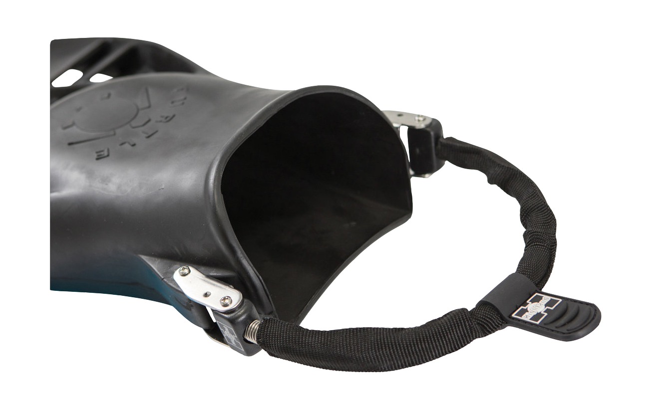 XS Scuba Turtle Fins – Classic Rubber Scuba Fins with Optional Spring Straps