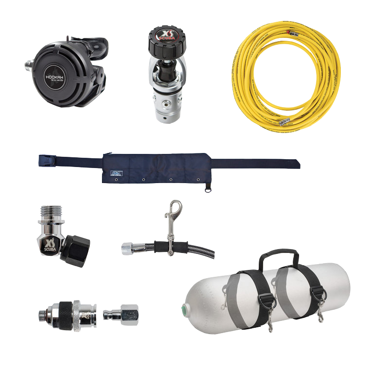 XS Scuba UFO Hookah System Kit – Surface Supplied Air Setup with Brawn 1st Stage