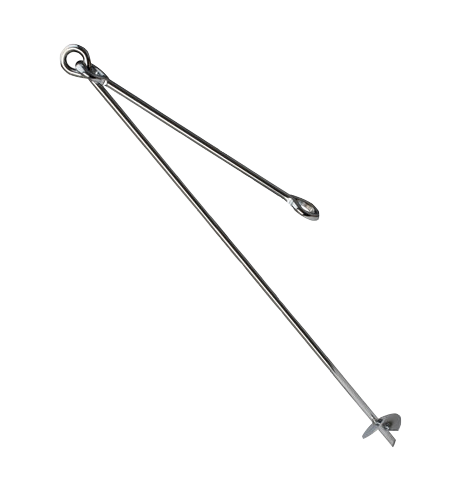 XS Scuba UFO Sand Anchor – Heavy Duty Auger Anchor for Dive Systems
