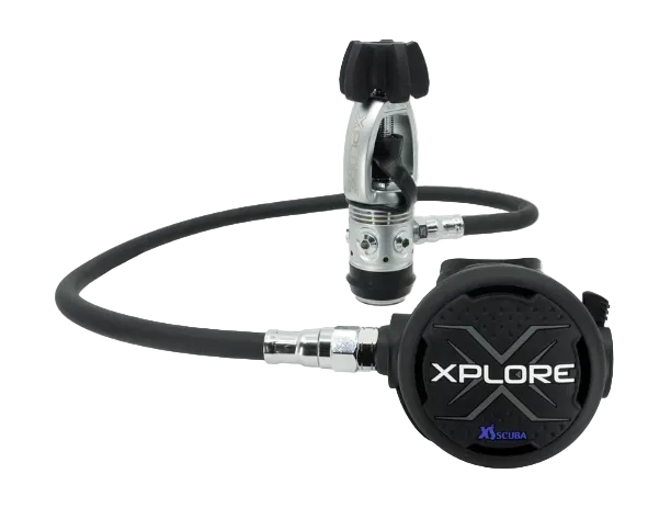 XS Scuba Xplore Regulator – Balanced Diaphragm First Stage & Pneumatically Balanced Second Stage