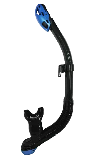 XS Scuba Passage Dry Snorkel – Advanced Dry Top Snorkel with Purge Valve Blue Ice